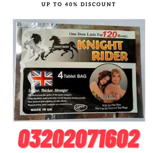 Knight Rider Timing Tablets For Men- 4 Tabs in Pakistan 