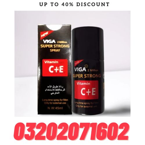 New Viga Spray 5 Million Super Extra Strong Delay Spray with Vitamin C+E in Pakistan