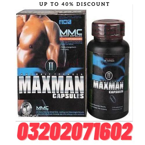 Maxman Capsule for Men Stamina & Long Drive in Pakistan 