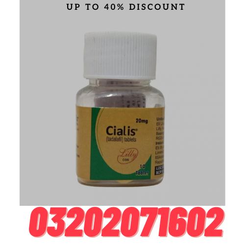 Cialis 10 Tablets 20mg Bottle in Pakistan 