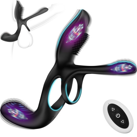 Vibrator for Couple 3 in 1 Vibrating Cock Ring In Pakistan